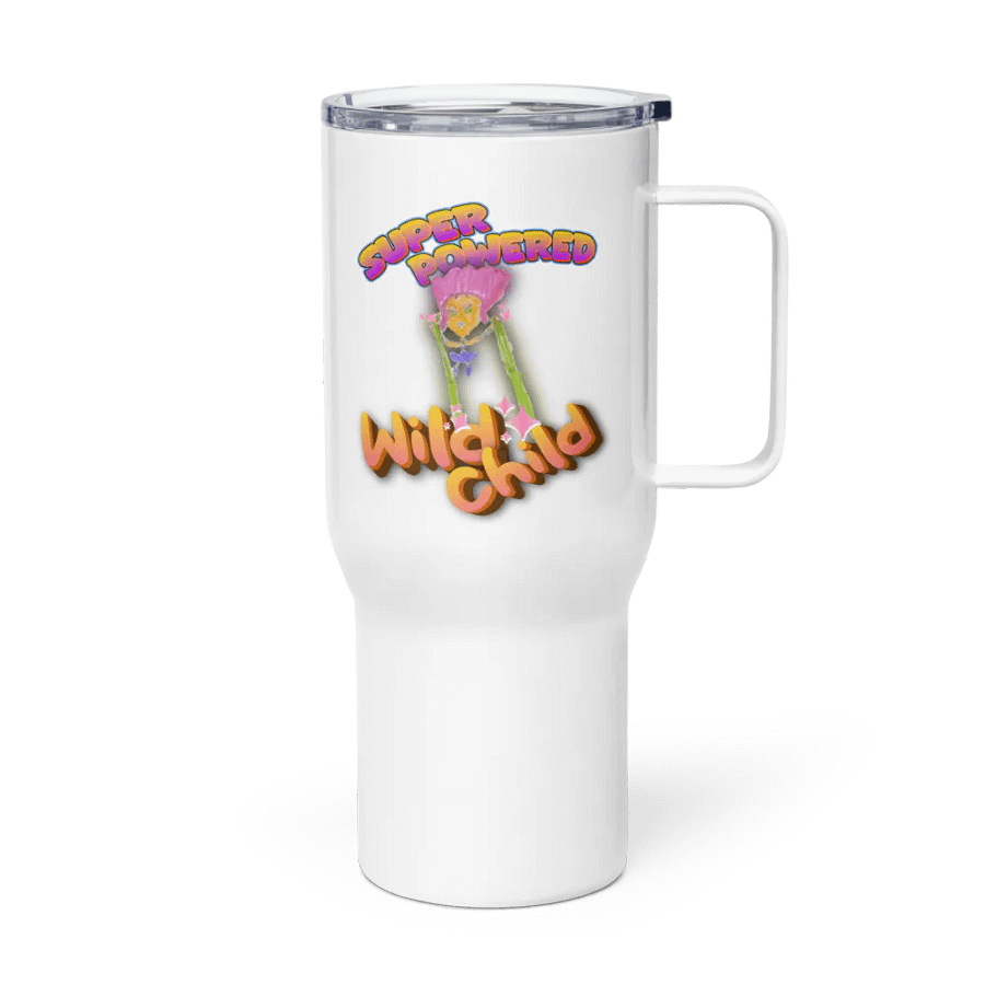 Super Powered Wild Child Stainless Steel Travel Mug product image (2)