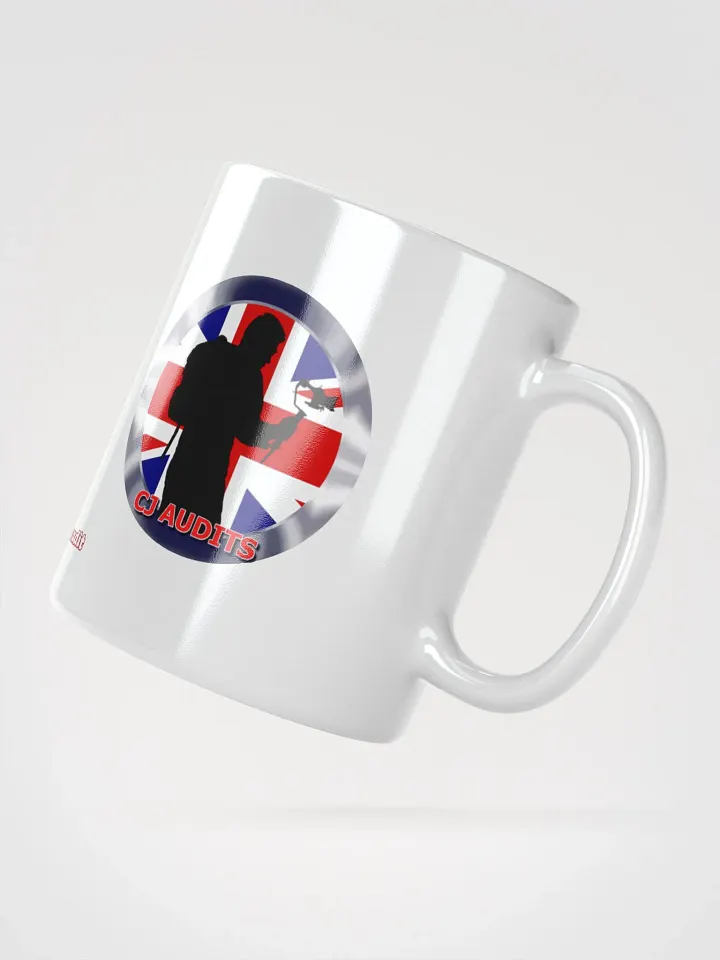 CJ AUDITS UNION JACK WHITE MUG product image (2)