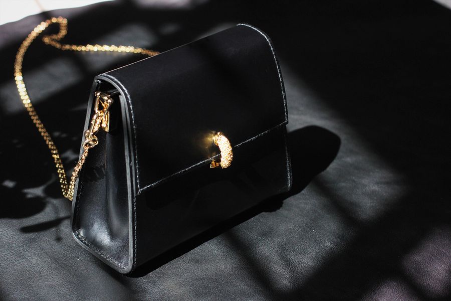 Black Leather Cross-body Bag - Small product image (8)