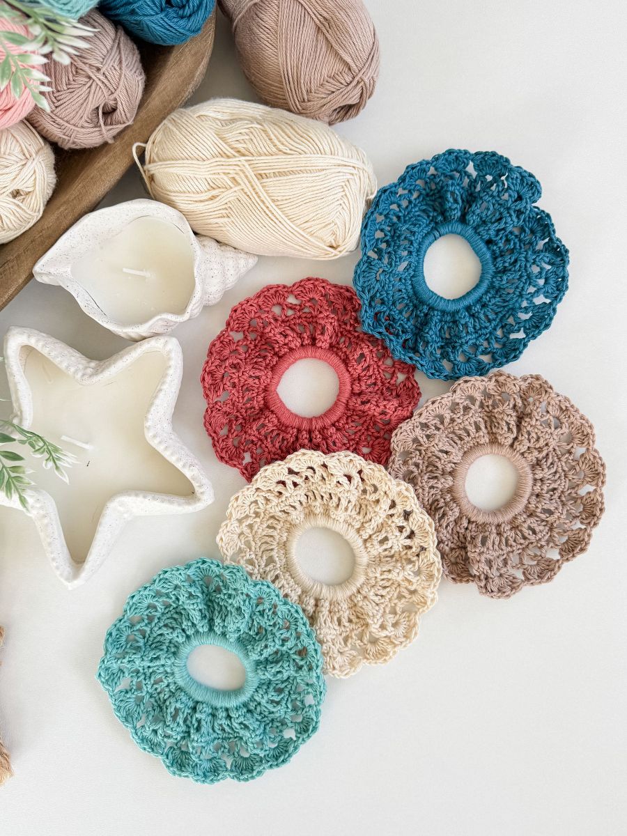 Caribbean Sea Scrunchie Crochet Pattern product image (7)