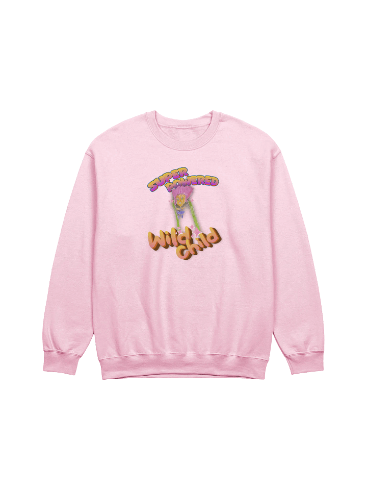 Super Powered Wild Child Classic Crewneck Sweatshirt product image (1)