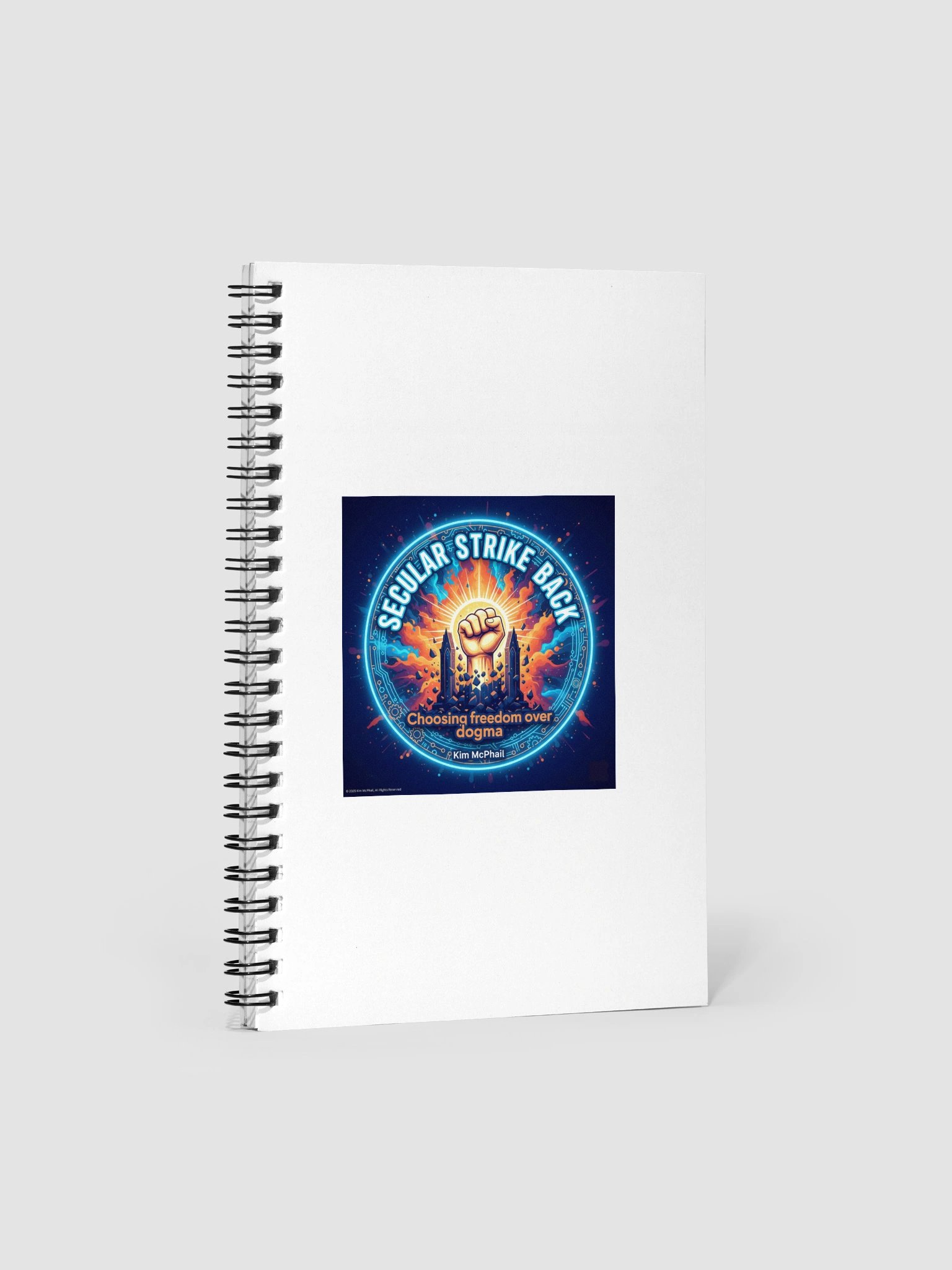 Freedom Over Dogma Spiral Notebook product image (1)