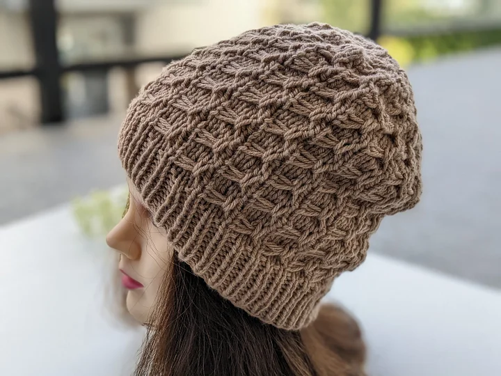 Swivel Knit Winter Hat Pattern product image (2)