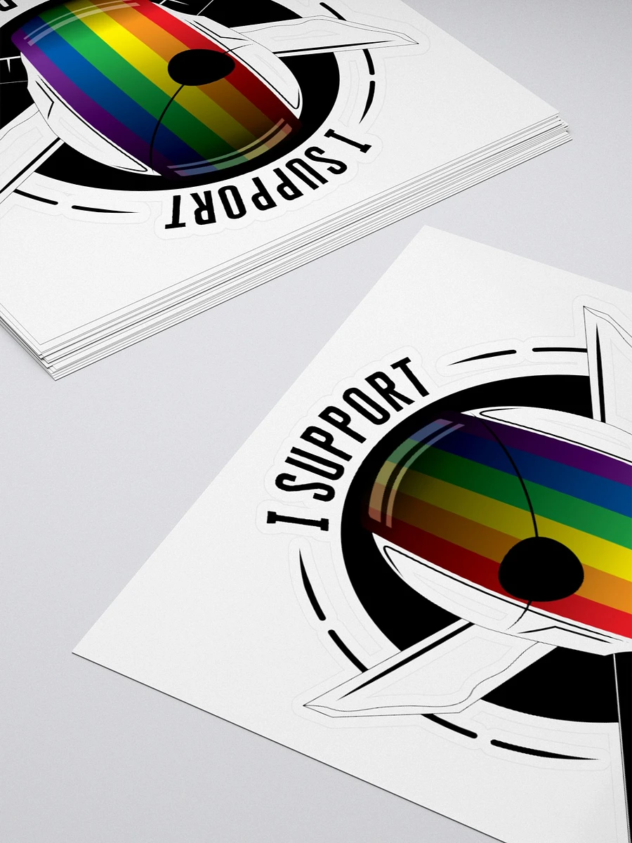 Gay Space Piracy Kiss Cut Stickers product image (4)
