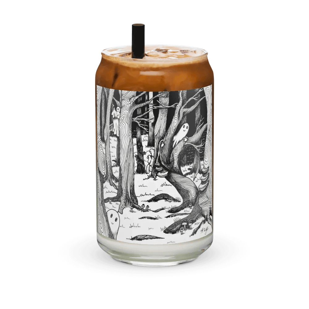 Spooky Hollow can-shaped glass product image (2)