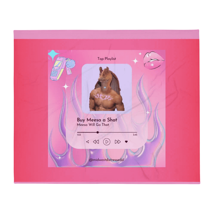 Meesa Will Go Thot - Throw Blanket product image (2)
