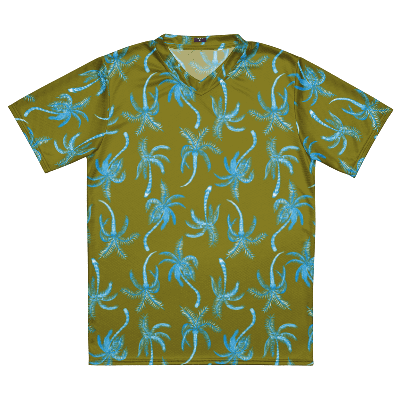 Neon Palmtree | Recycled Unisex Sports Jersey product image (2)