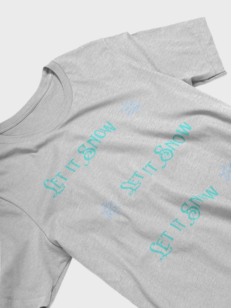 Let It Snowflake Adult T-Shirt product image (3)