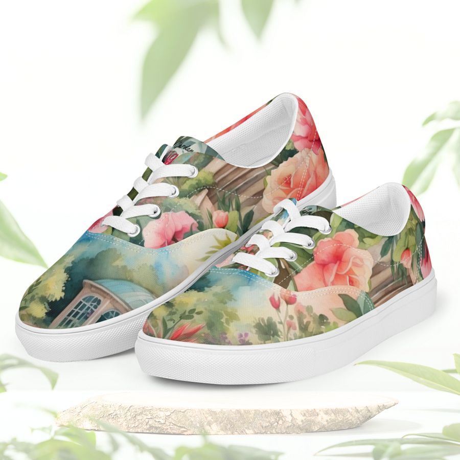 The Lost Garden of Heligan All Over Print Canvas Shoes product image (6)