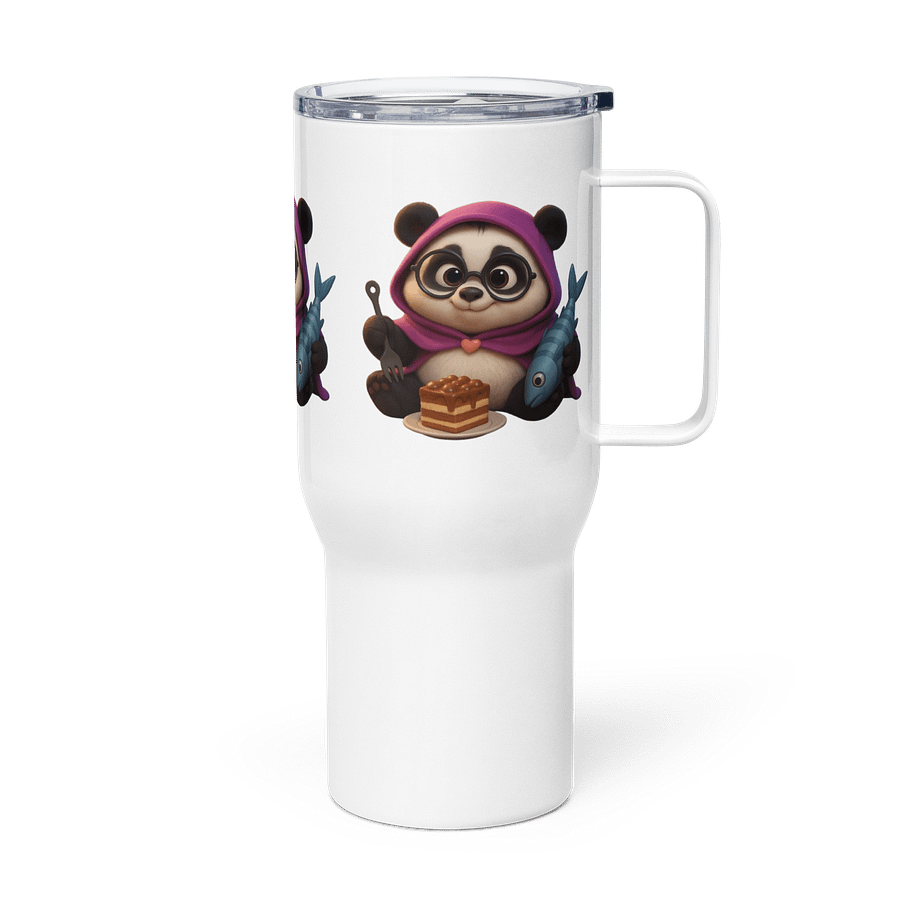Yummy Panda - Travel Mug with a Handle product image (4)