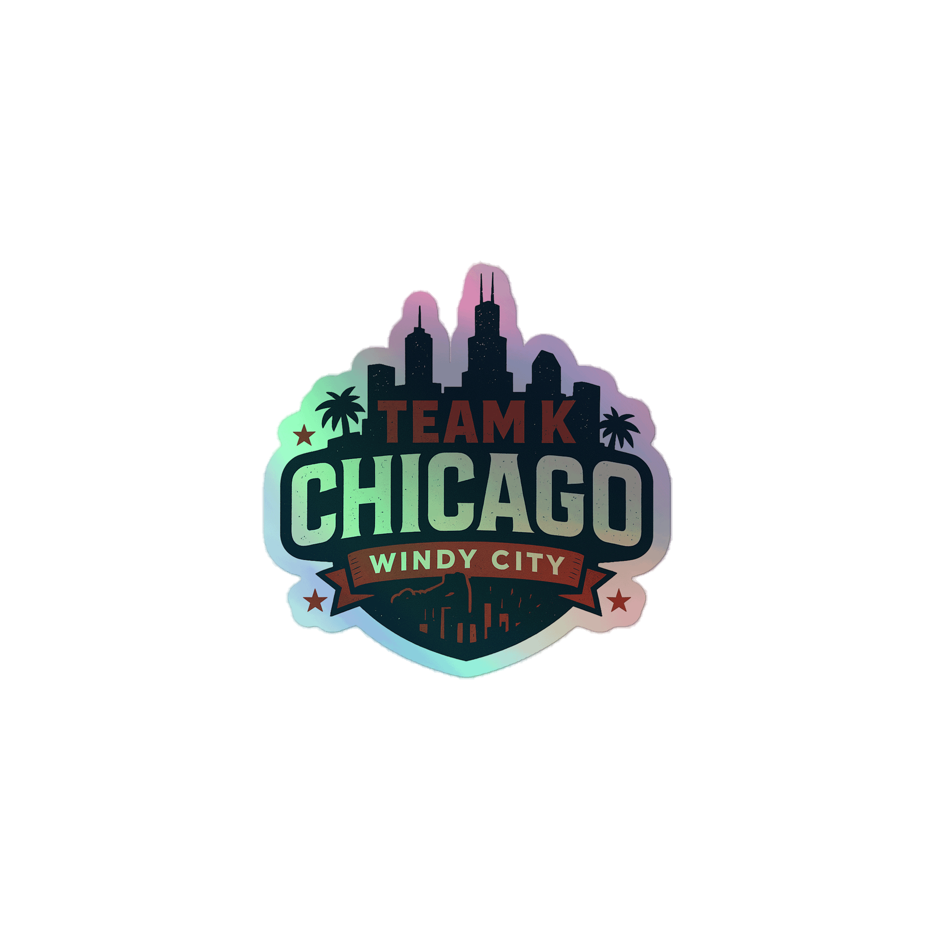 Team K Chicago HOLOGRAPHIC" STICKERS product image (1)