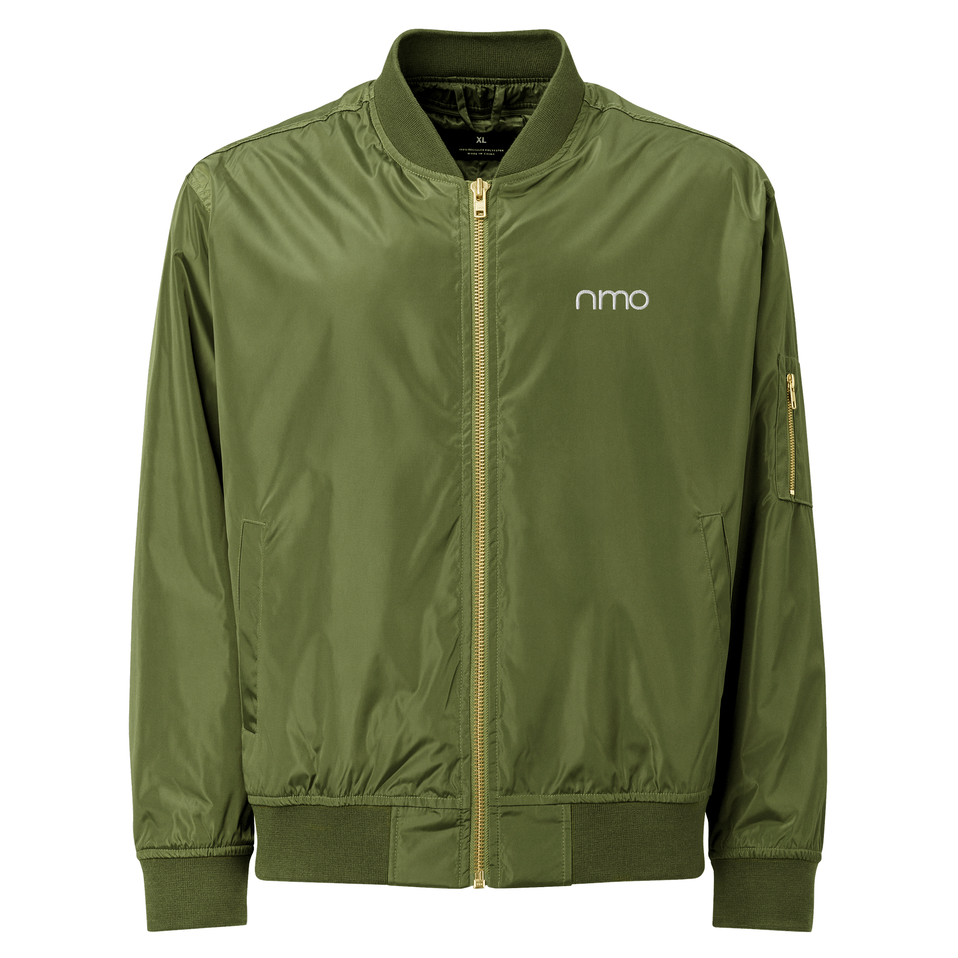 Urban Edge Zip-Up Bomber Jacket product image (1)