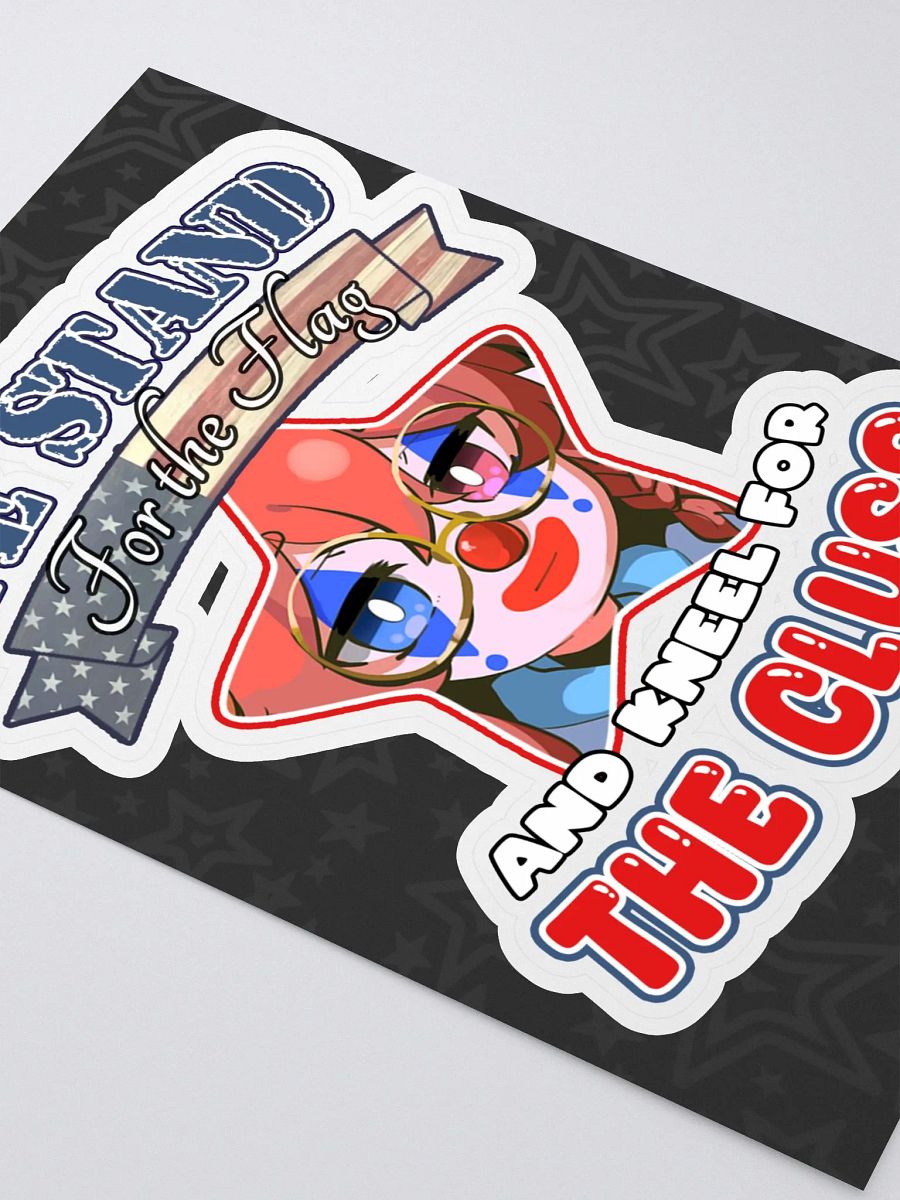 WE KNEEL FOR THE CLUSS STICKER product image (3)