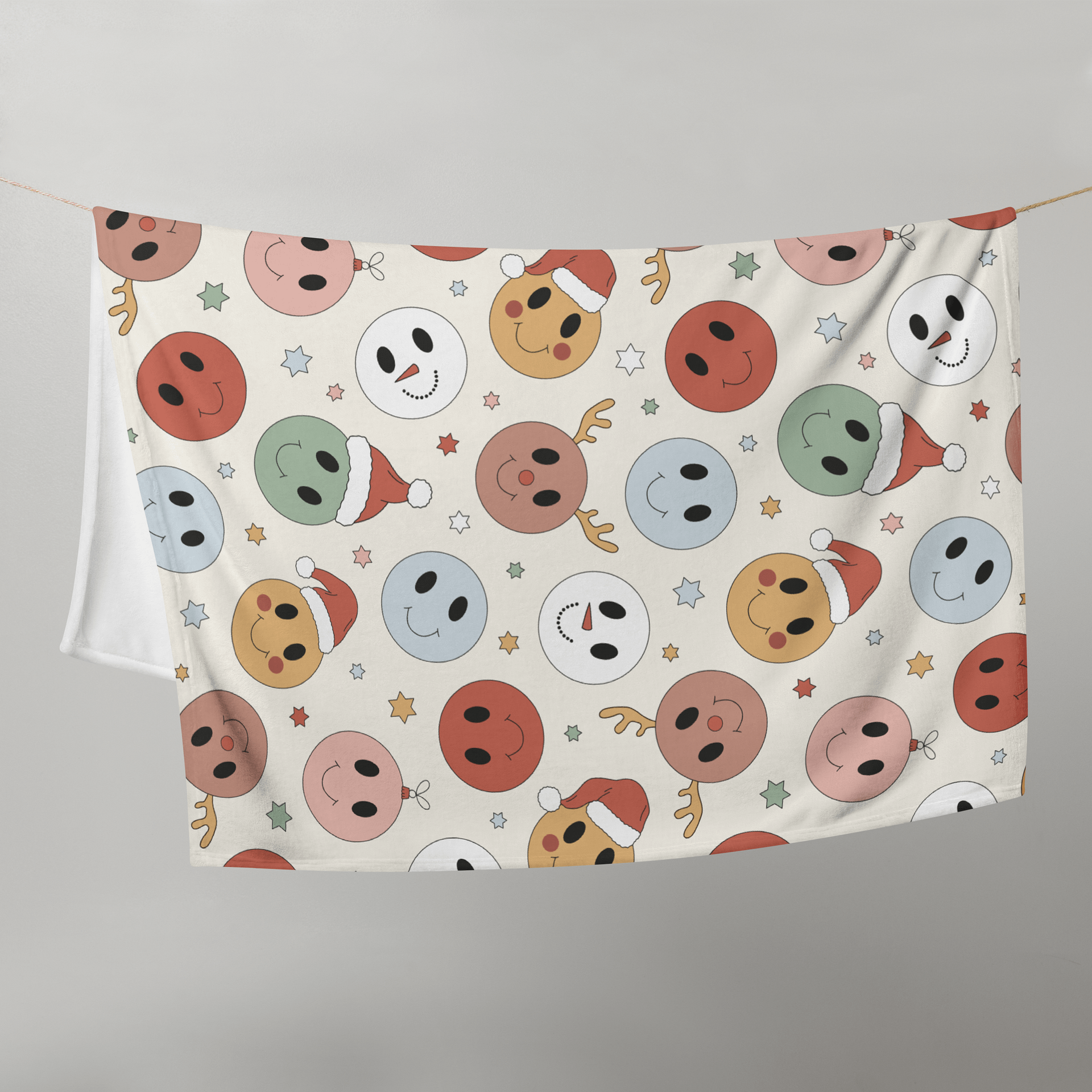 Christmas Smilies Blanket product image (2)