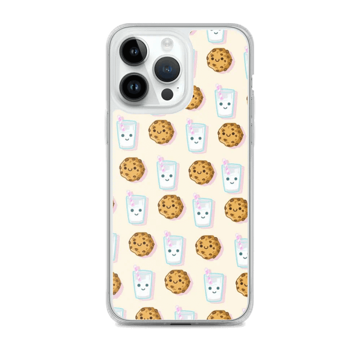 Smiling Milk and Cookies iPhone Case product image (2)