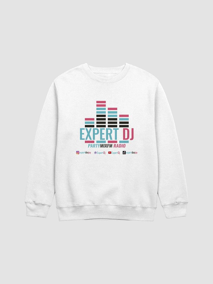 Crewneck Sweatshirt ExpertDj Front Print Type 1 product image (1)