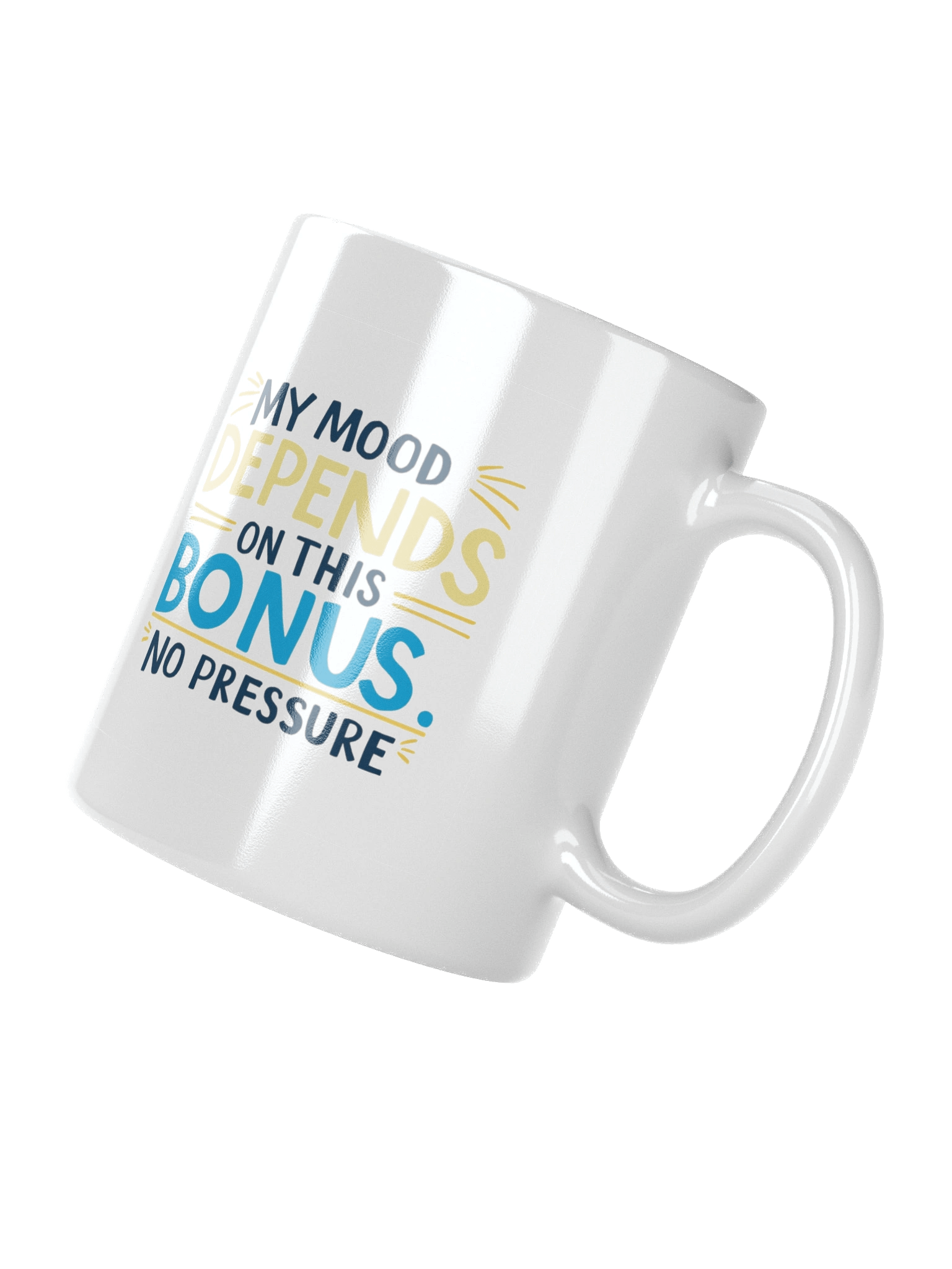 Bonus Mood White Glossy Mug product image (7)