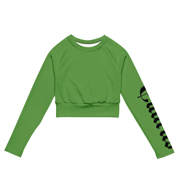 Taurus All-Over Print Long Sleeve Crop Top product image (2)