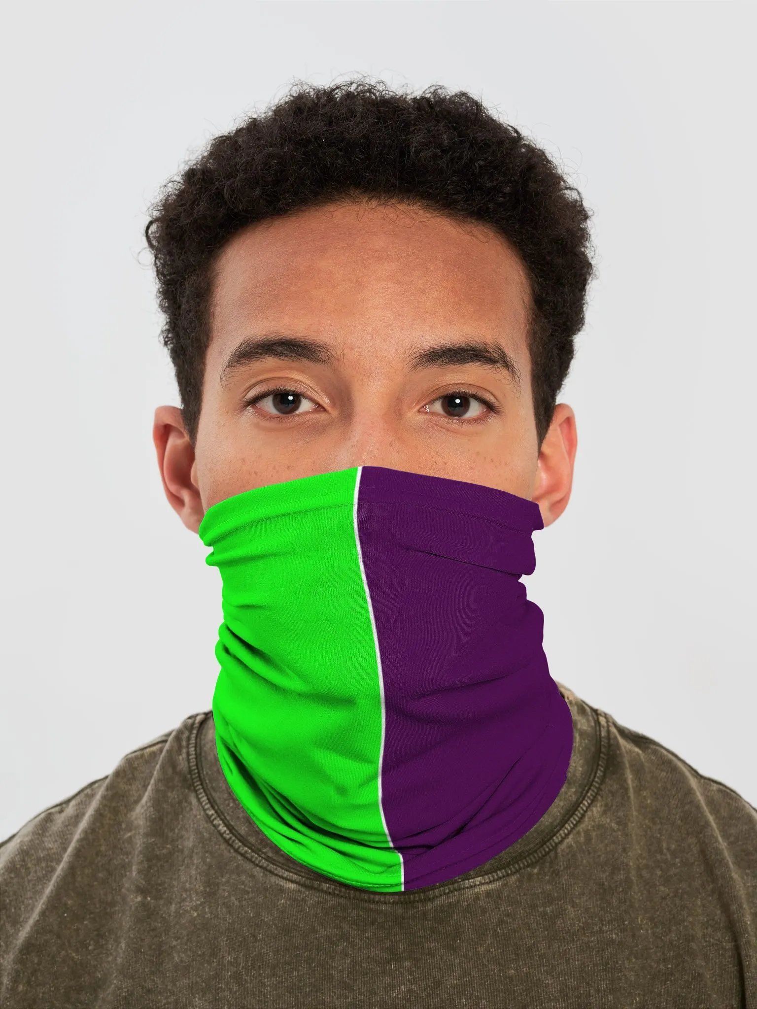 Purple And Green Gator Mask product image (1)