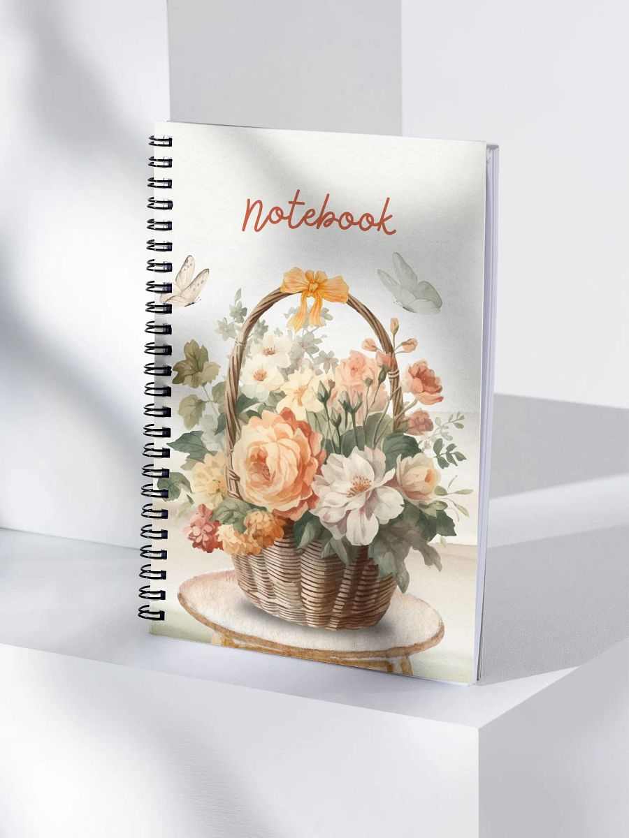 Whimsical Blooms Spiral Notebook product image (4)