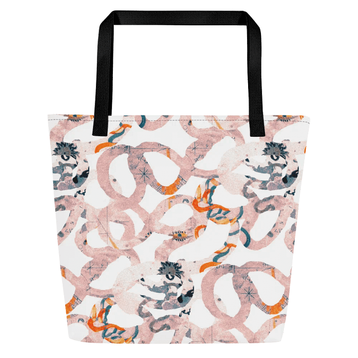 All-Over Print Large Tote Bag Kukulkán product image (2)