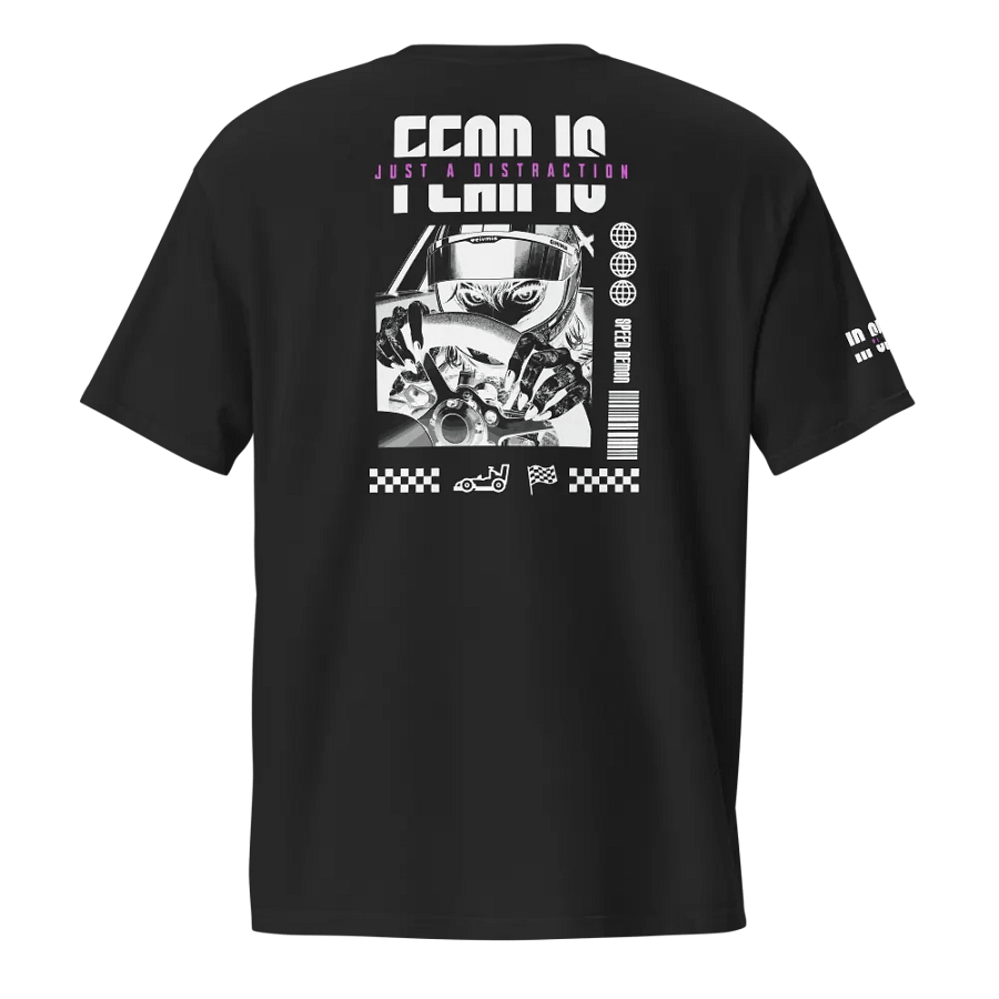 Fear is a Distraction Racing Pocket Tee product image (1)