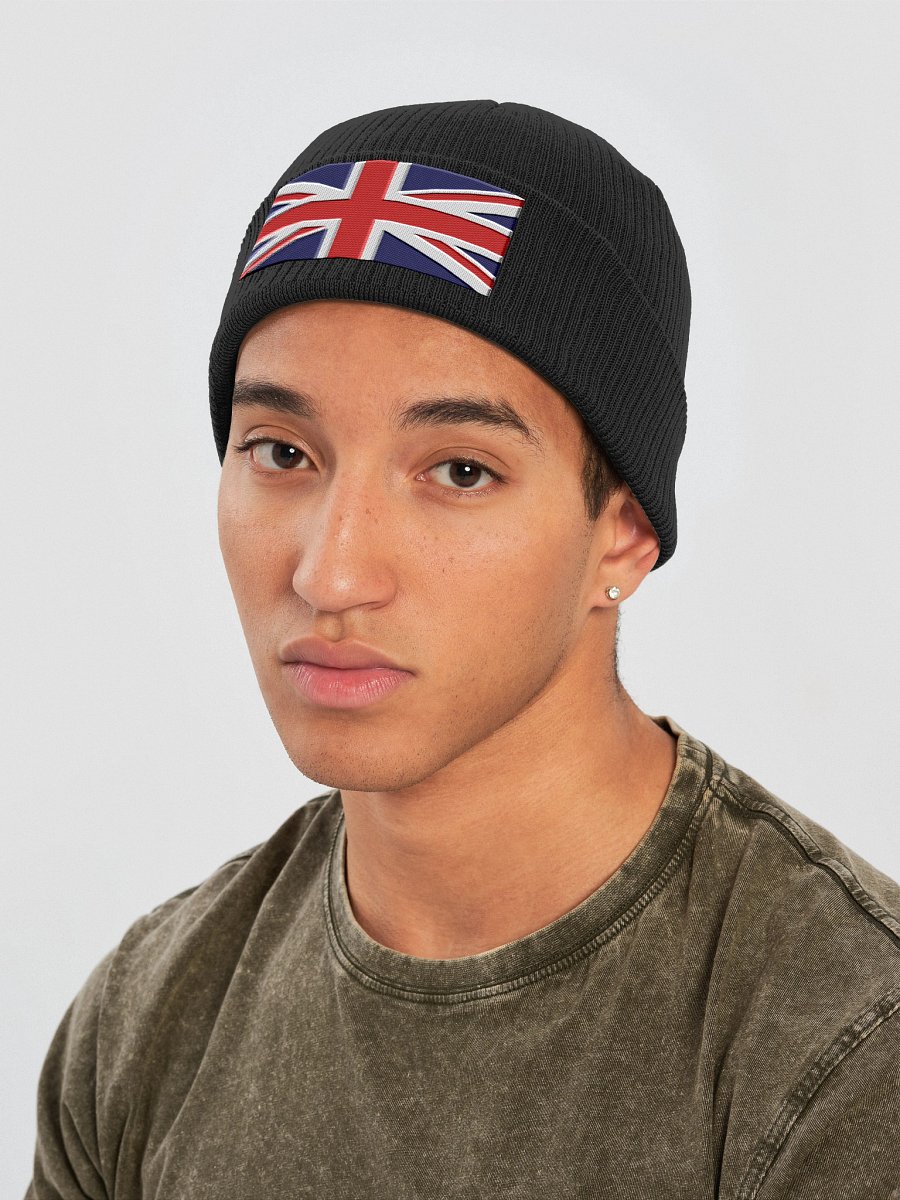 Union Jack Embroidered Organic Beanie product image (12)