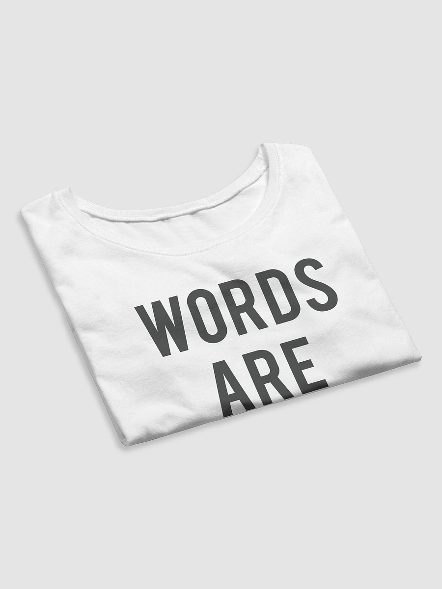 Words Are Hard Women's Cropped Tee product image (7)