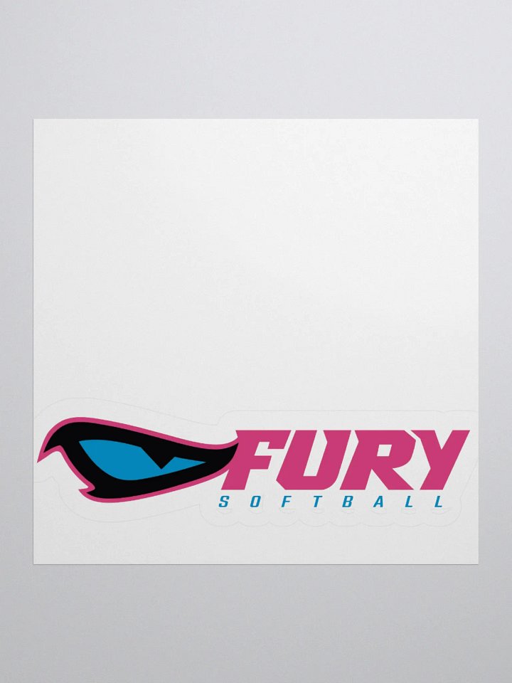 Fury Softball Eye Logo Stickers product image (2)