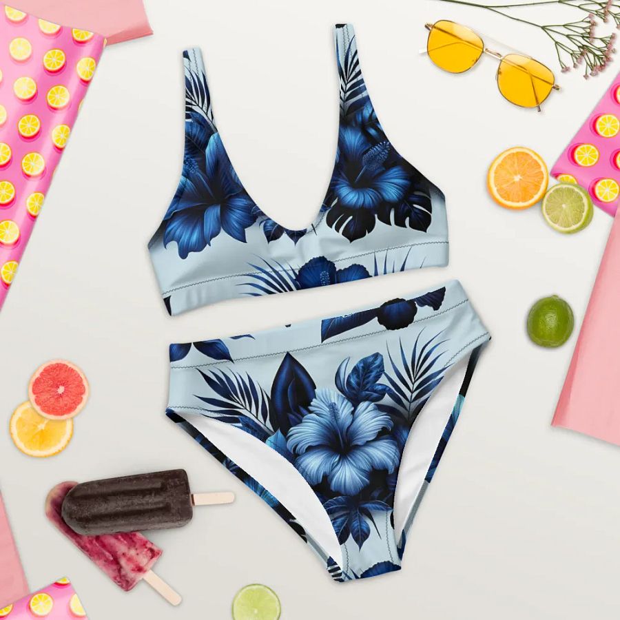 Blue Hibiscus Elegance Bikini product image (10)