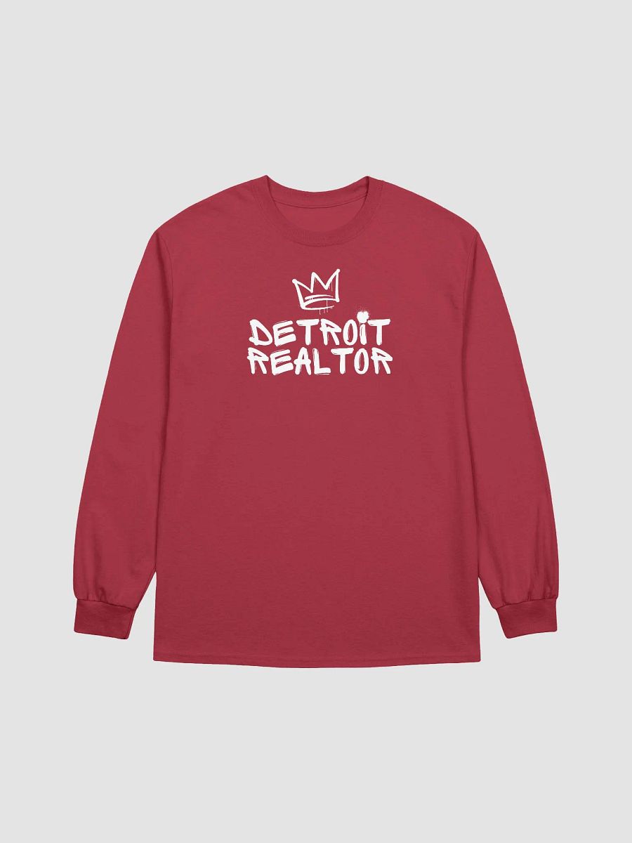 Detroit Realtor Crown Logo Long Sleeve Tee product image (1)