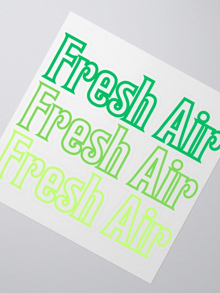 Fresh Air Sticker product image (2)