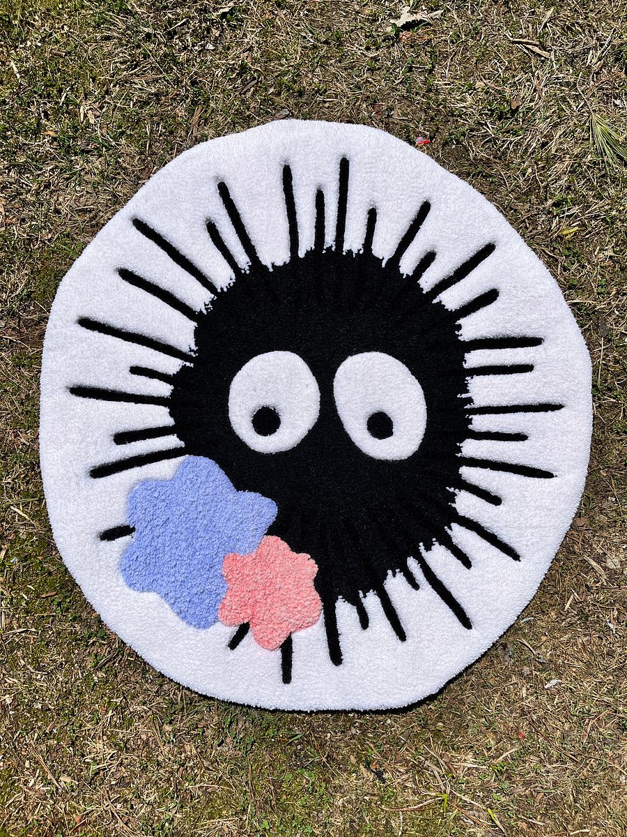 Color Changing Soot Sprite Inspired Rug product image (2)