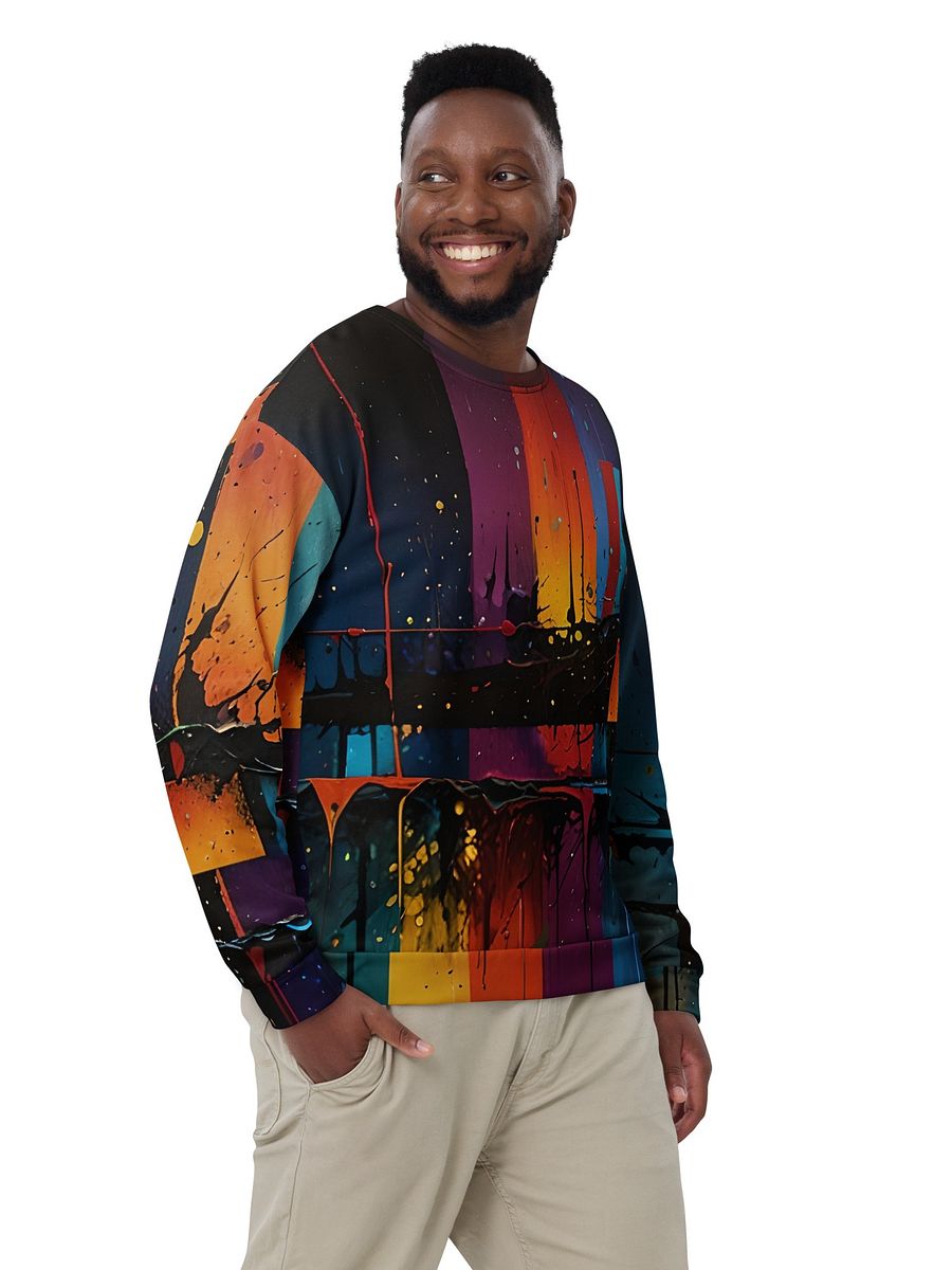Acrylics All-Over Print Recycled Unisex Sweatshirt product image (3)