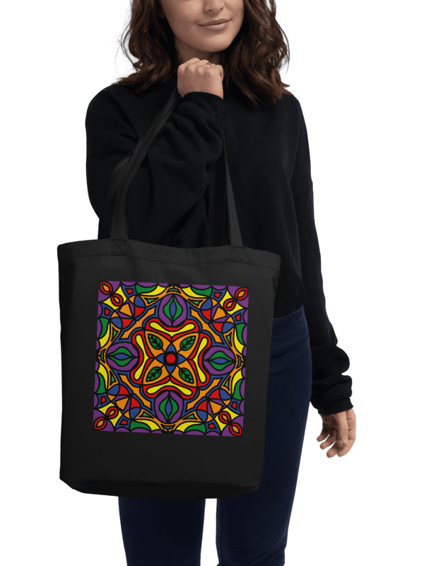 Pride blk Abstract Tote product image (1)