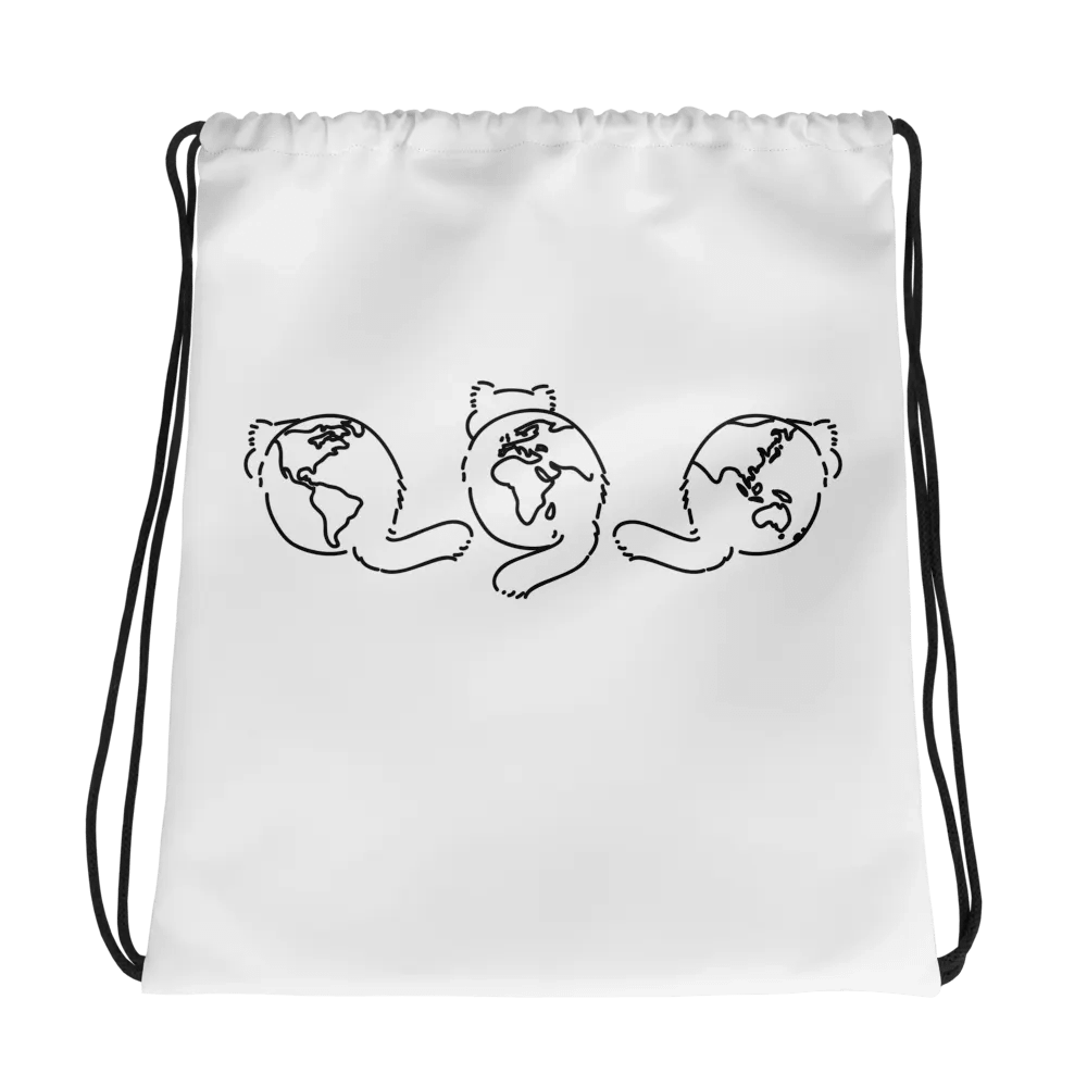 Planet Manul Trio - Drawstring Bag product image (1)