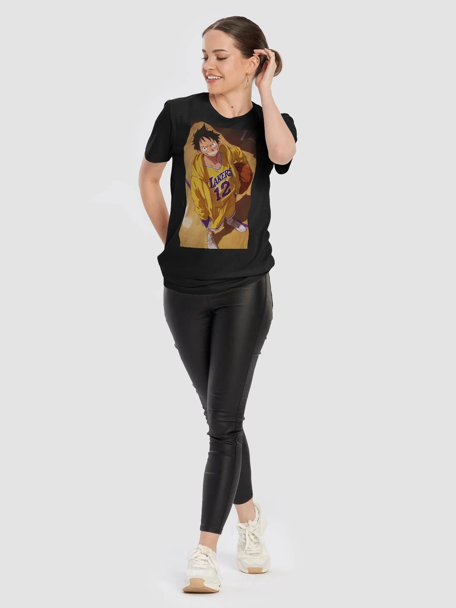 Lakers Number 12 Animated T-shirt product image (10)