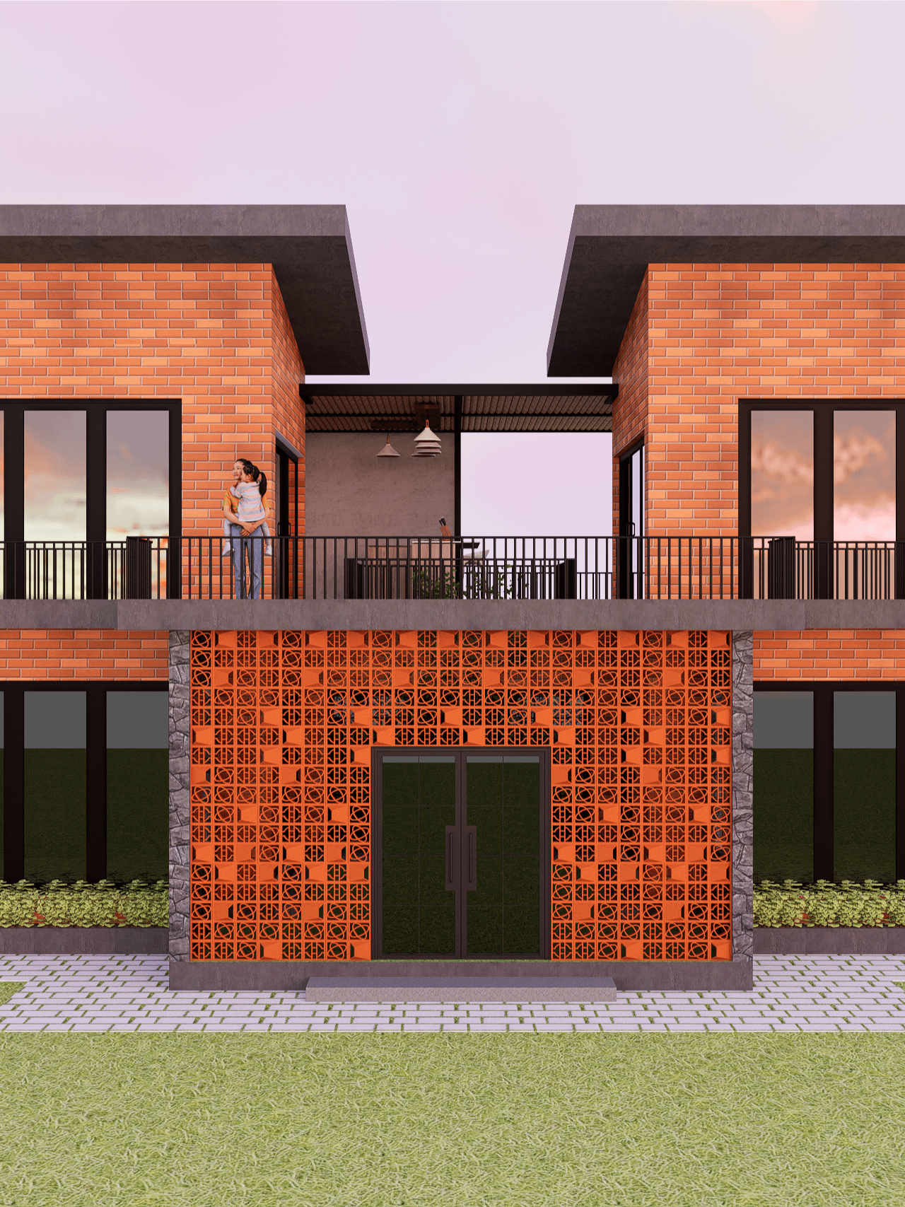2 STOREY 3BHK COURTYARD HOUSE product image (1)