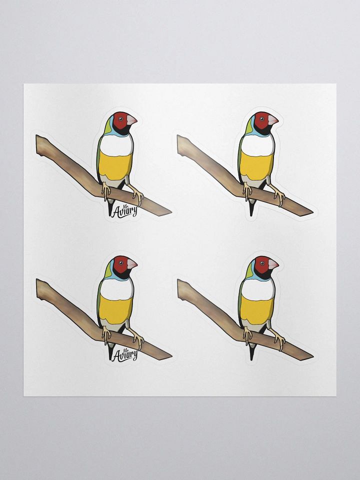 Gouldian Finch Stickers product image (1)