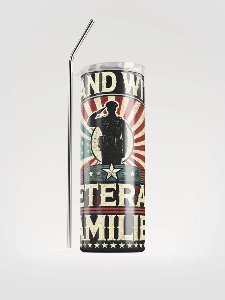 Patriotic Salute Stainless Steel Tumbler product image (1)