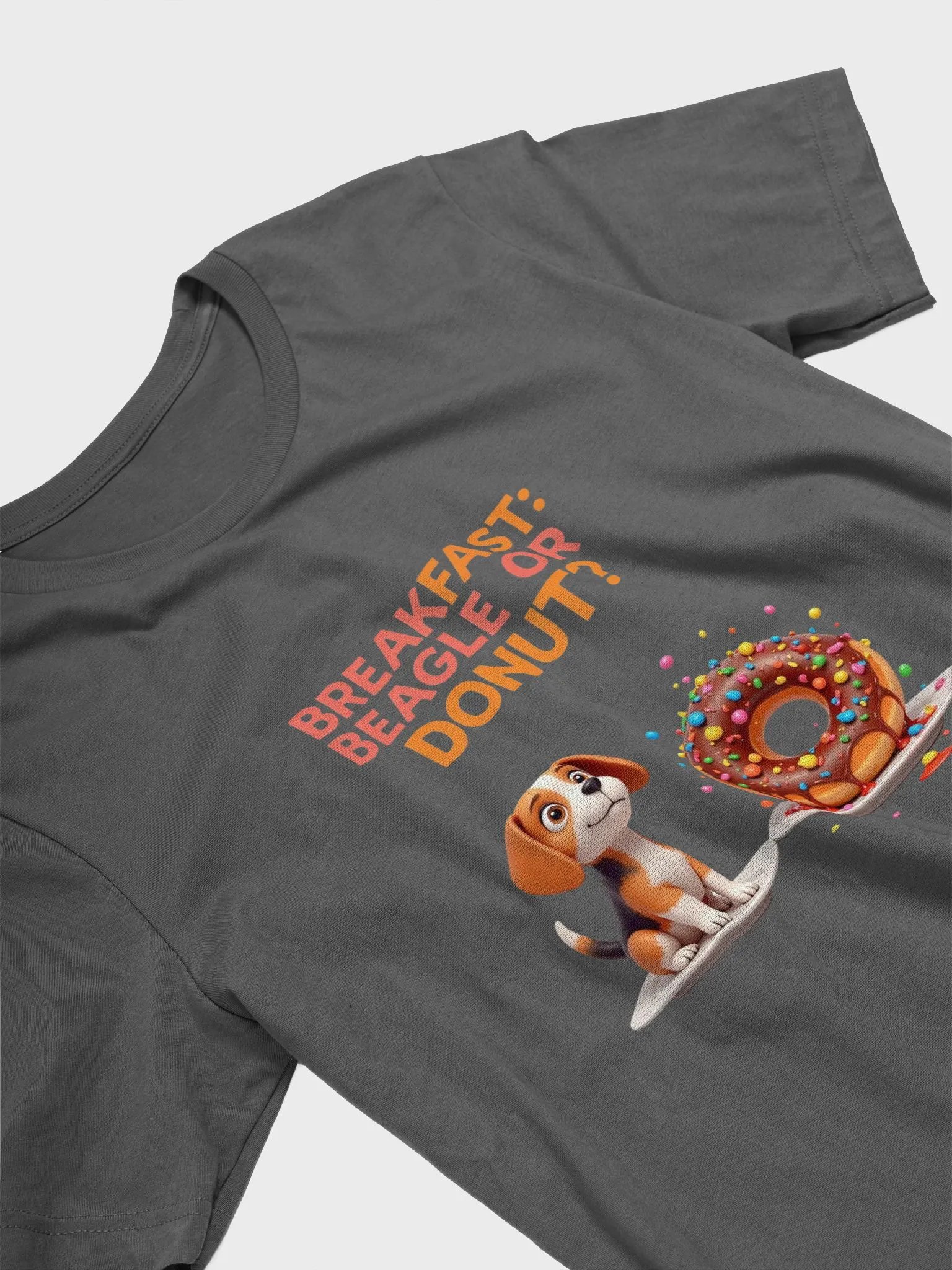 Beagle or Donut? Breakfast Dilemma T-Shirt product image (33)