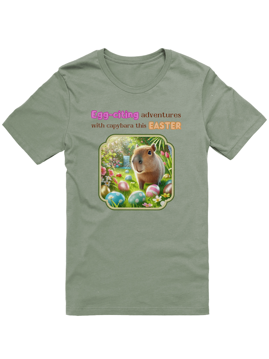 Egg-citing Easter with Capybara Tee product image (1)