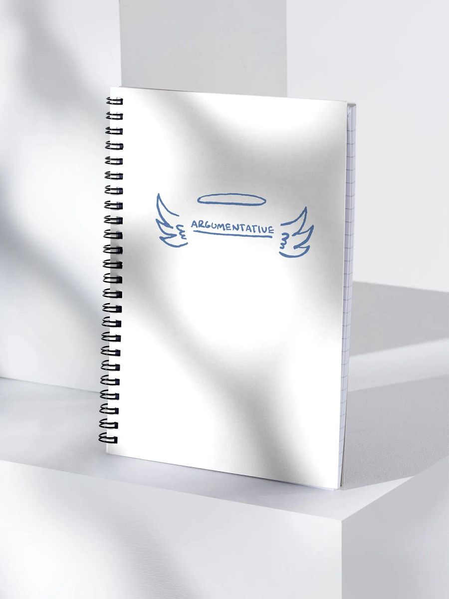 ANGELIC (teal design) notebook product image (3)