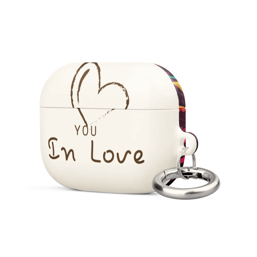 You In Love Heart All-Over Print AirPods® Case product image (9)