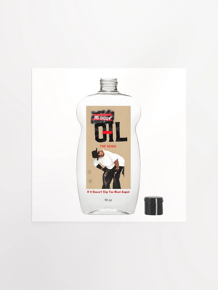 No Diddy Oil Bottle Poster product image (1)