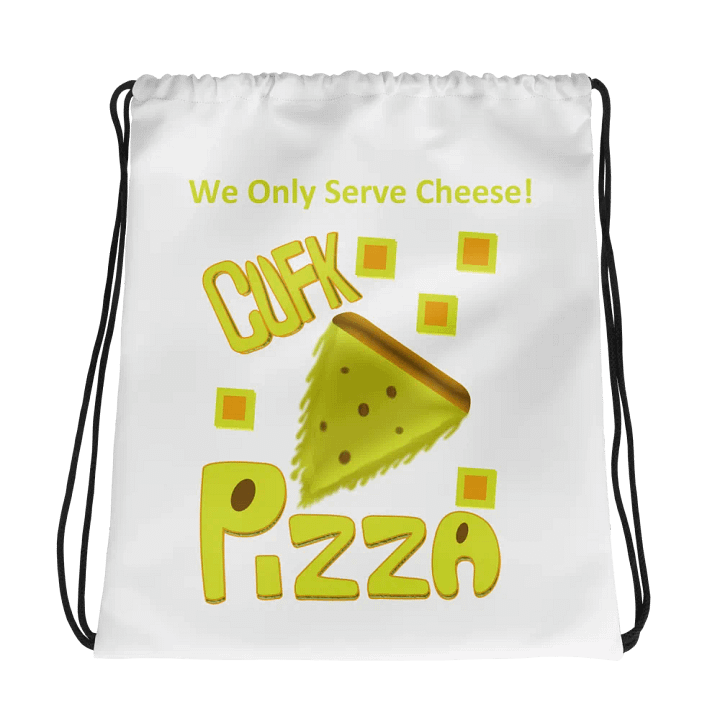 CUFK Pizza Drawstring Bag product image (1)