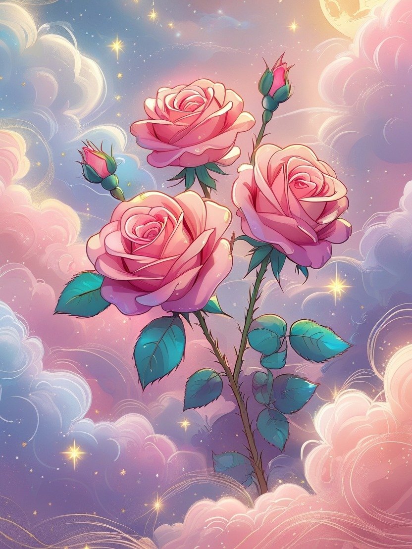 Roses Fantasy Digital Art product image (3)