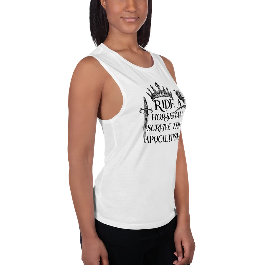 Ride a Horseman Bella+Canvas Women's Flowy Muscle Tank product image (49)