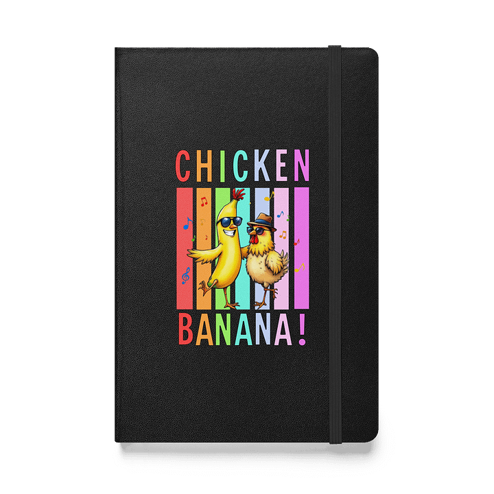 Chicken Banana Funky Hardcover Notebook product image (1)