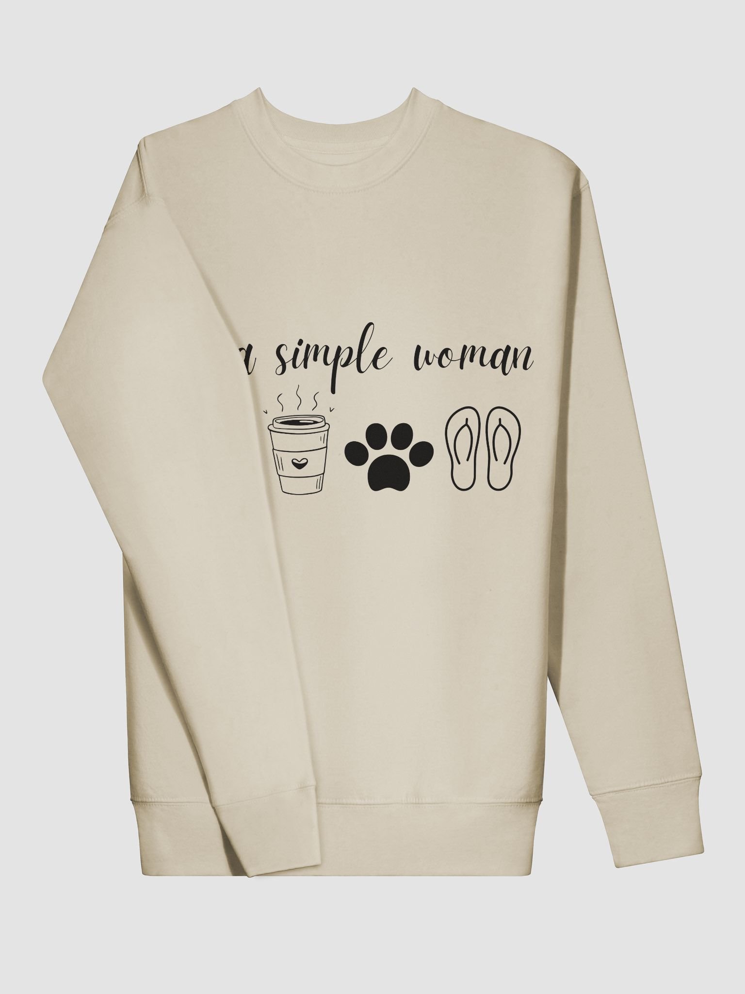 Ladies I'm a simple woman sweatshirt product image (5)